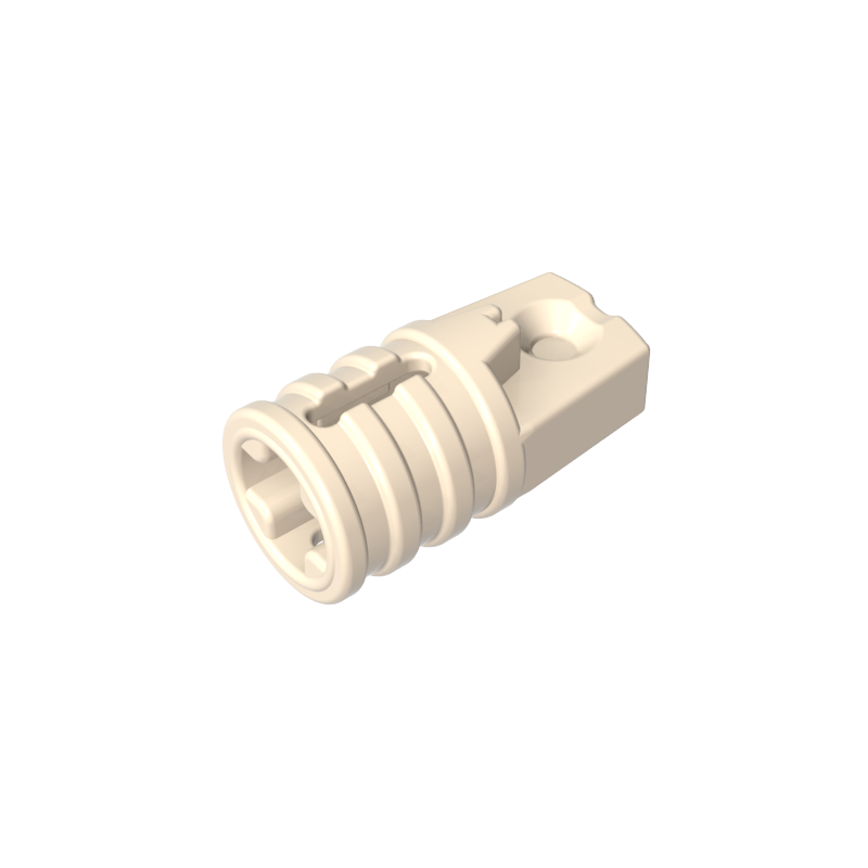 30552 | Hinge Cylinder 1 x 2 Locking with 1 Finger and Axle Hole on Ends with Slots