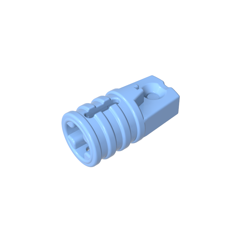 30552 | Hinge Cylinder 1 x 2 Locking with 1 Finger and Axle Hole on Ends with Slots