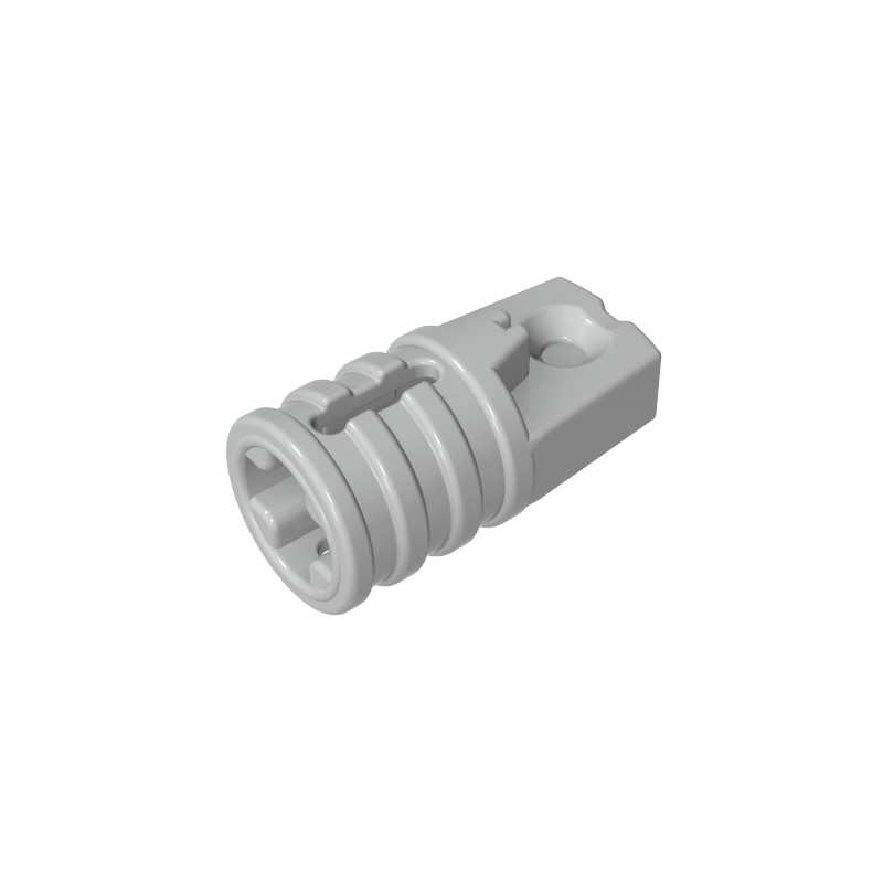 30552 | Hinge Cylinder 1 x 2 Locking with 1 Finger and Axle Hole on Ends with Slots