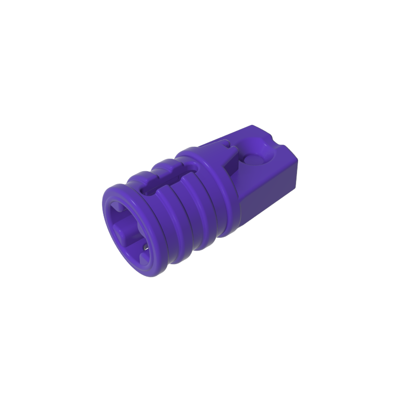 30552 | Hinge Cylinder 1 x 2 Locking with 1 Finger and Axle Hole on Ends with Slots