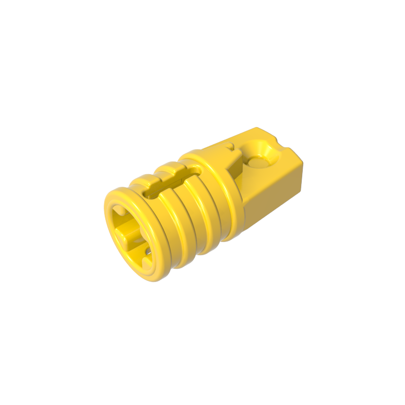 30552 | Hinge Cylinder 1 x 2 Locking with 1 Finger and Axle Hole on Ends with Slots