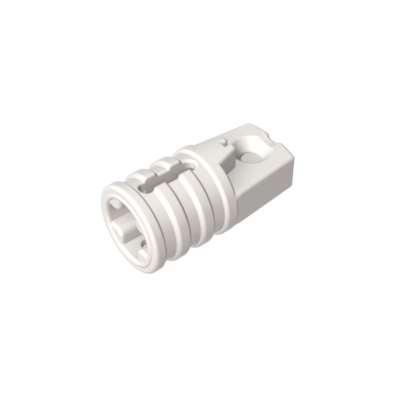 30552 | Hinge Cylinder 1 x 2 Locking with 1 Finger and Axle Hole on Ends with Slots