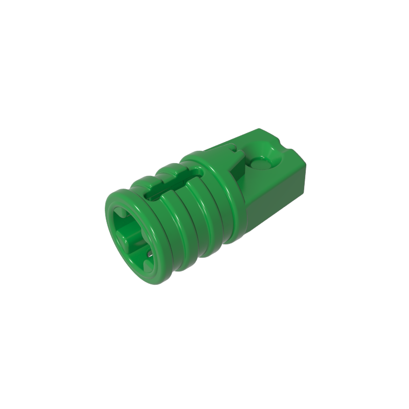 30552 | Hinge Cylinder 1 x 2 Locking with 1 Finger and Axle Hole on Ends with Slots