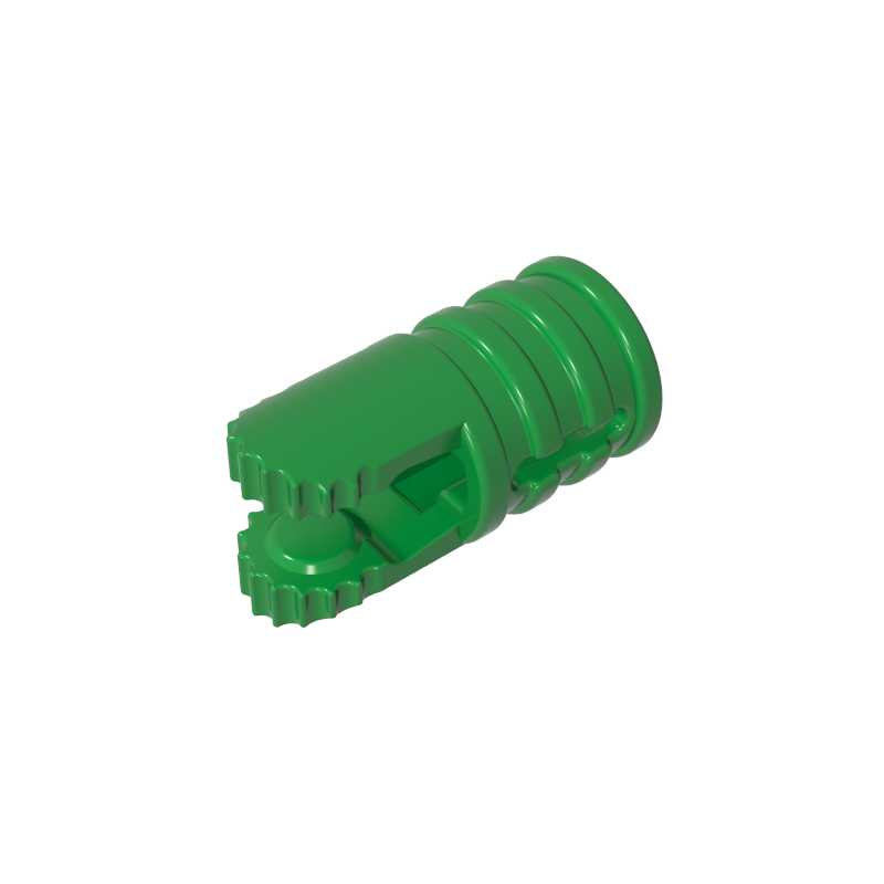 30553 | Hinge Cylinder 1 x 2 Locking with 2 Fingers and Axle Hole on Ends with Slots