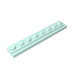 4510 | Plate, Modified 1 x 8 with Door Rail