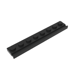 4510 | Plate, Modified 1 x 8 with Door Rail