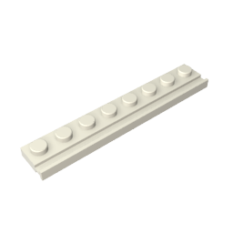4510 | Plate, Modified 1 x 8 with Door Rail