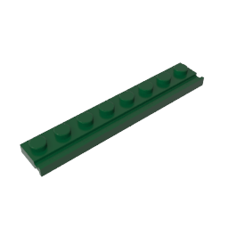4510 | Plate, Modified 1 x 8 with Door Rail