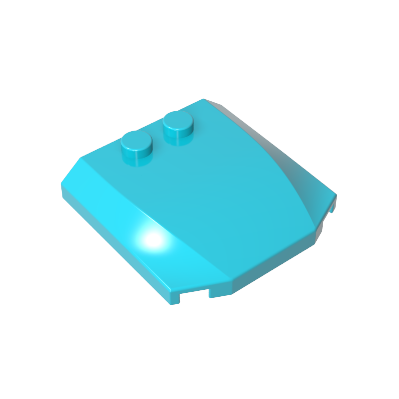 45677 | Wedge 4 x 4 x 2/3 Triple Curved