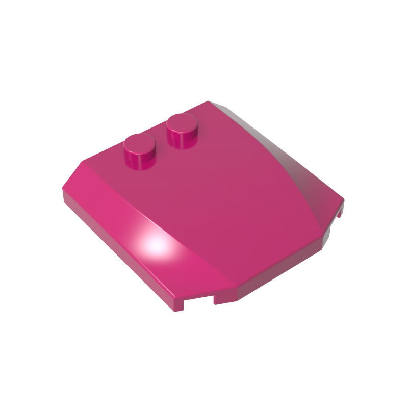 45677 | Wedge 4 x 4 x 2/3 Triple Curved