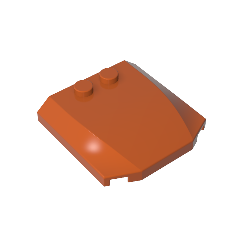 45677 | Wedge 4 x 4 x 2/3 Triple Curved