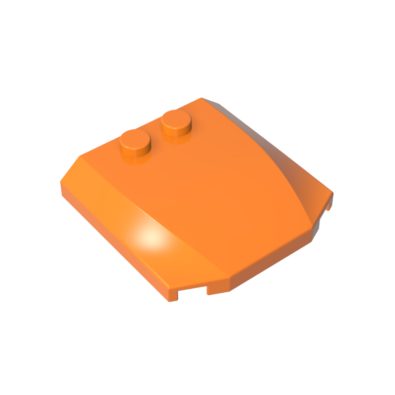 45677 | Wedge 4 x 4 x 2/3 Triple Curved