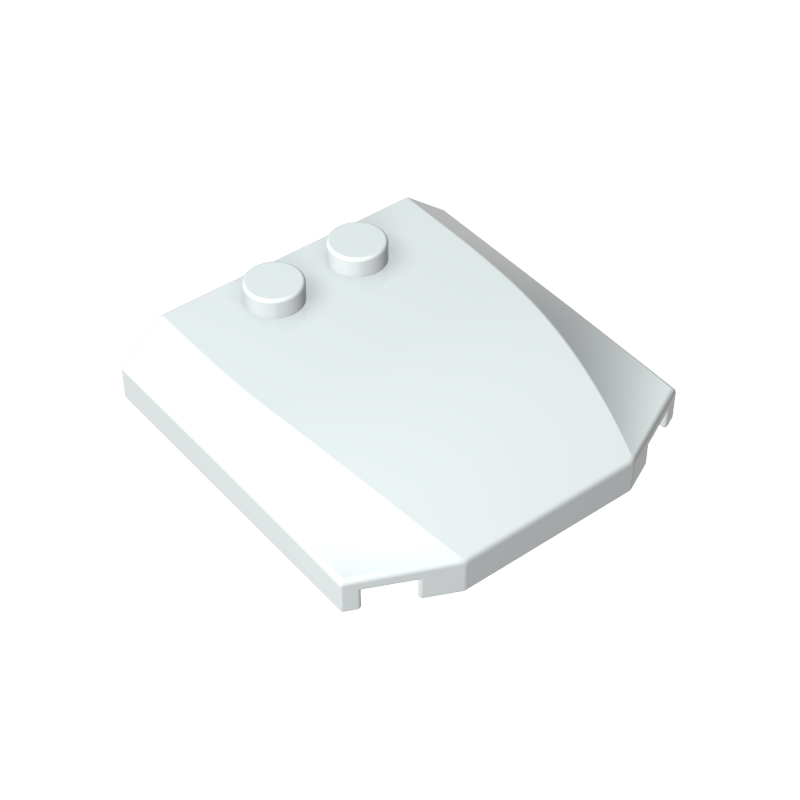 45677 | Wedge 4 x 4 x 2/3 Triple Curved