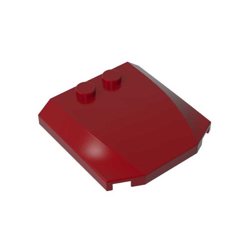 45677 | Wedge 4 x 4 x 2/3 Triple Curved