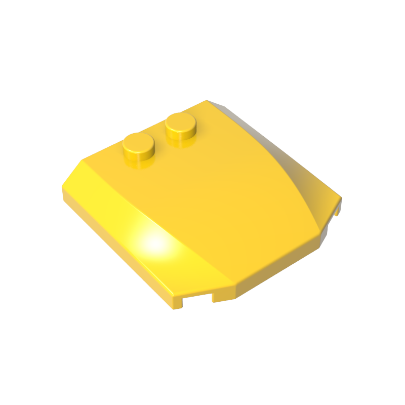 45677 | Wedge 4 x 4 x 2/3 Triple Curved