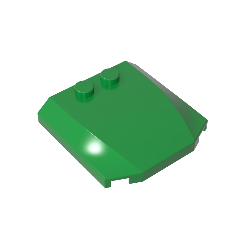 45677 | Wedge 4 x 4 x 2/3 Triple Curved