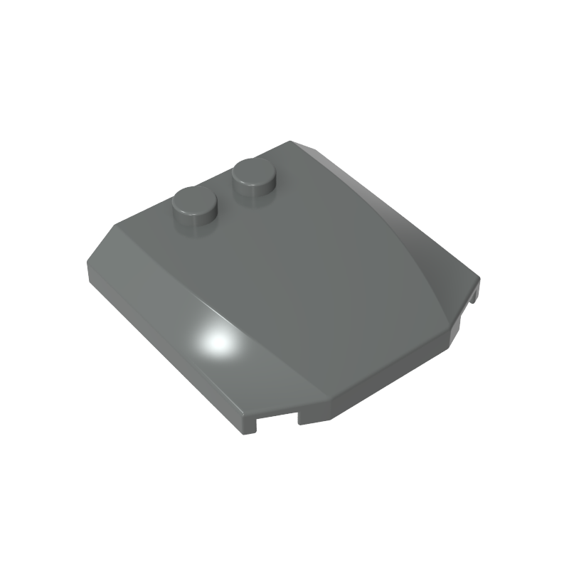 45677 | Wedge 4 x 4 x 2/3 Triple Curved
