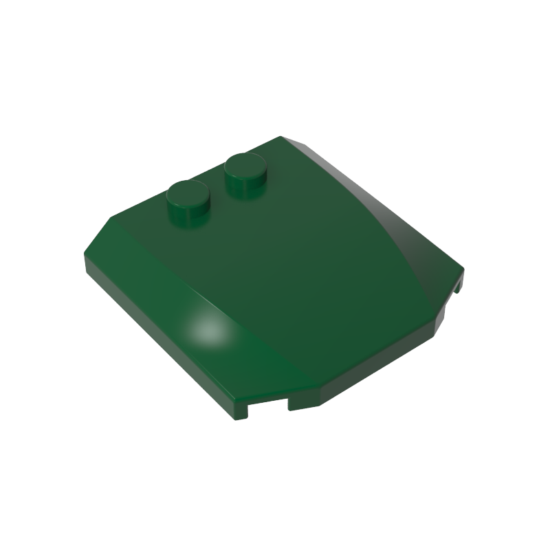 45677 | Wedge 4 x 4 x 2/3 Triple Curved