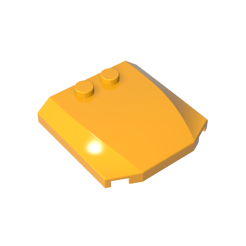 45677 | Wedge 4 x 4 x 2/3 Triple Curved