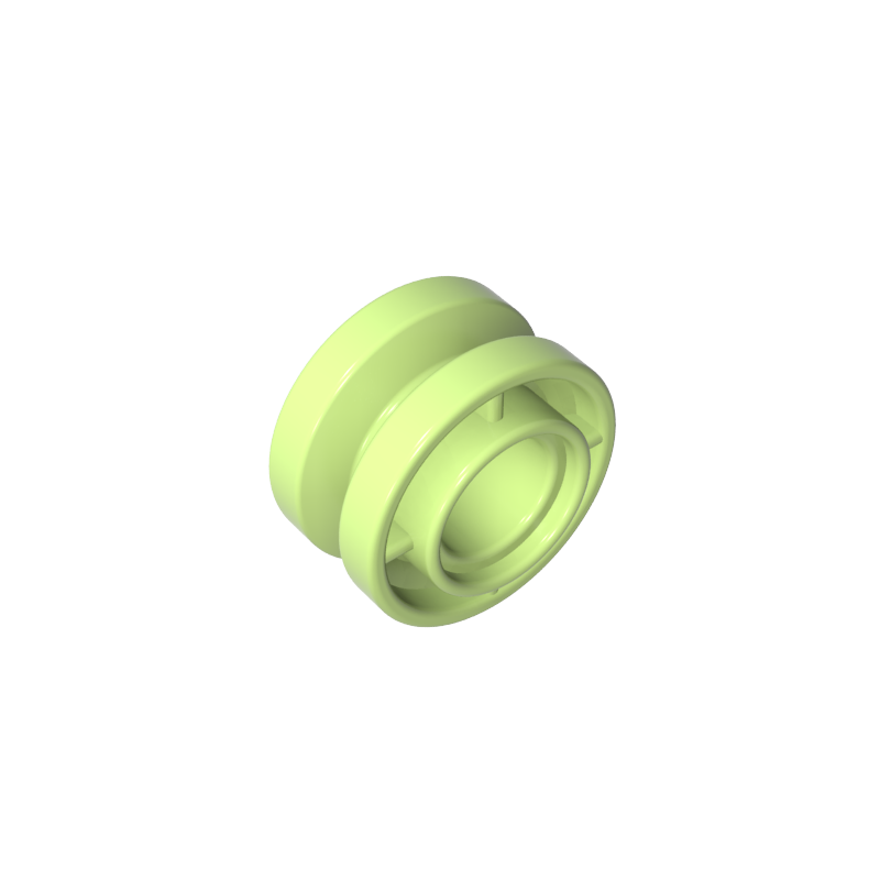 42610 | Wheel 11mm D. x 8mm with Center Groove, 4 Spokes