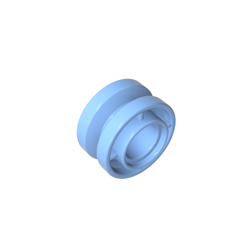 42610 | Wheel 11mm D. x 8mm with Center Groove, 4 Spokes