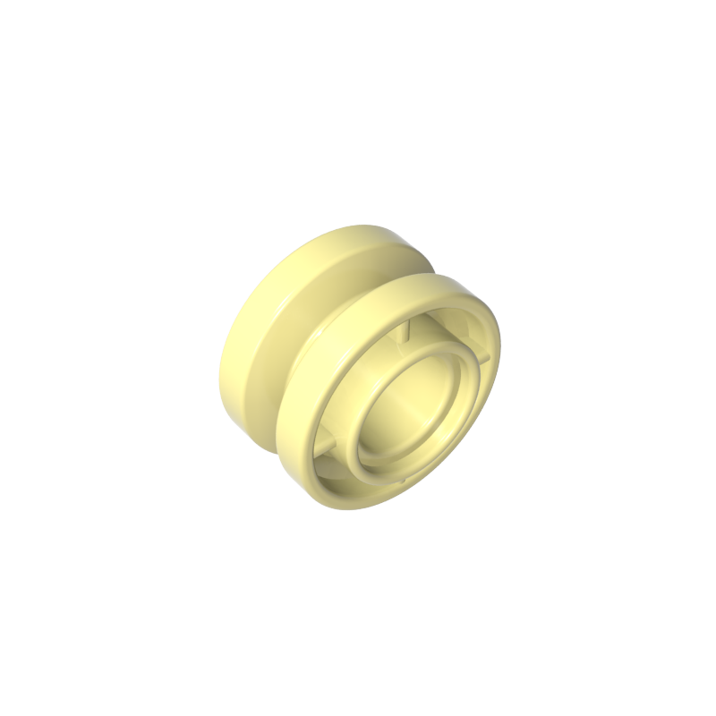 42610 | Wheel 11mm D. x 8mm with Center Groove, 4 Spokes