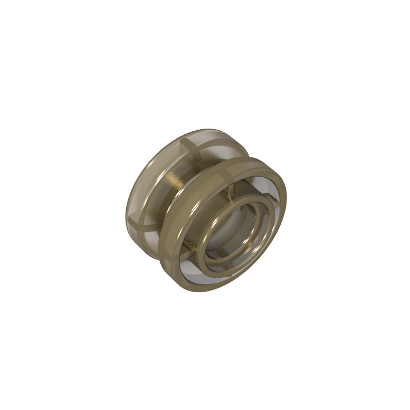 42610 | Wheel 11mm D. x 8mm with Center Groove, 4 Spokes
