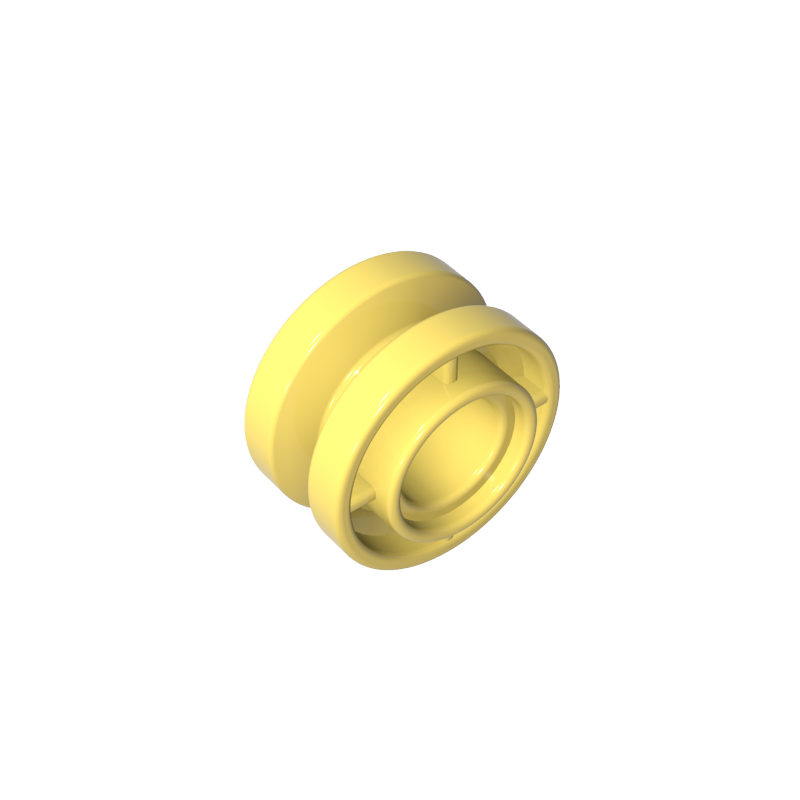42610 | Wheel 11mm D. x 8mm with Center Groove, 4 Spokes