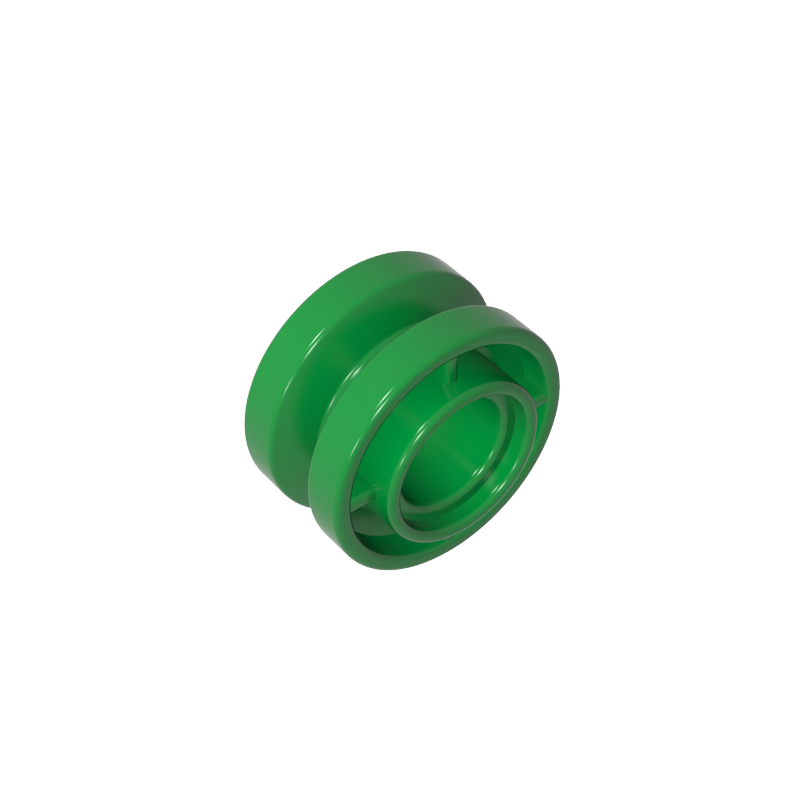 42610 | Wheel 11mm D. x 8mm with Center Groove, 4 Spokes