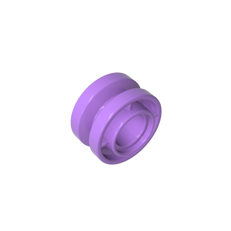 42610 | Wheel 11mm D. x 8mm with Center Groove, 4 Spokes