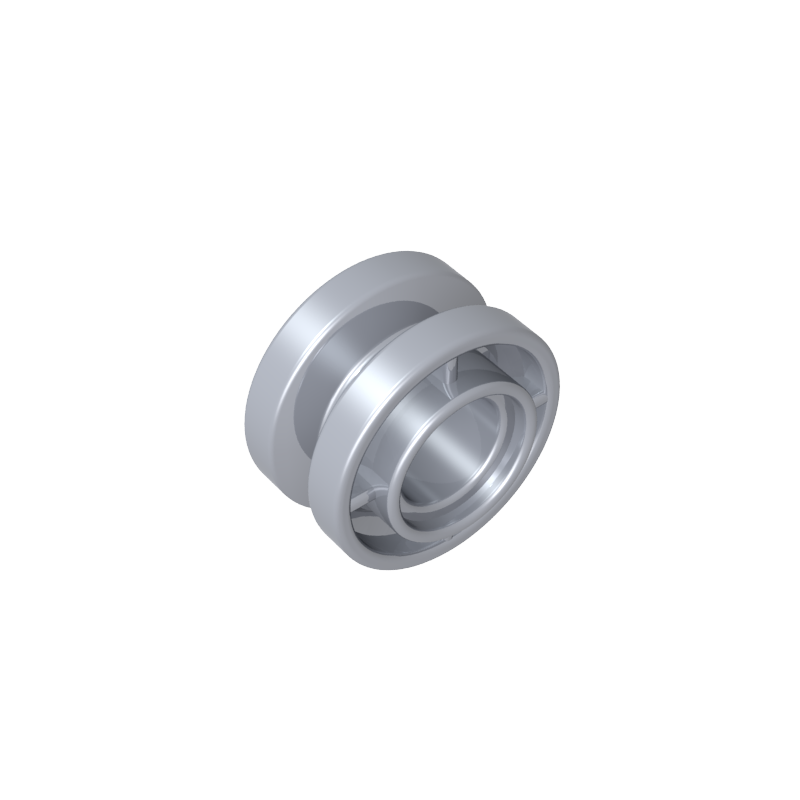 42610 | Wheel 11mm D. x 8mm with Center Groove, 4 Spokes