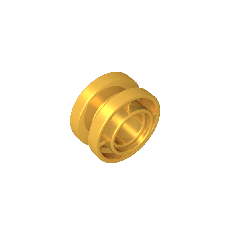 42610 | Wheel 11mm D. x 8mm with Center Groove, 4 Spokes