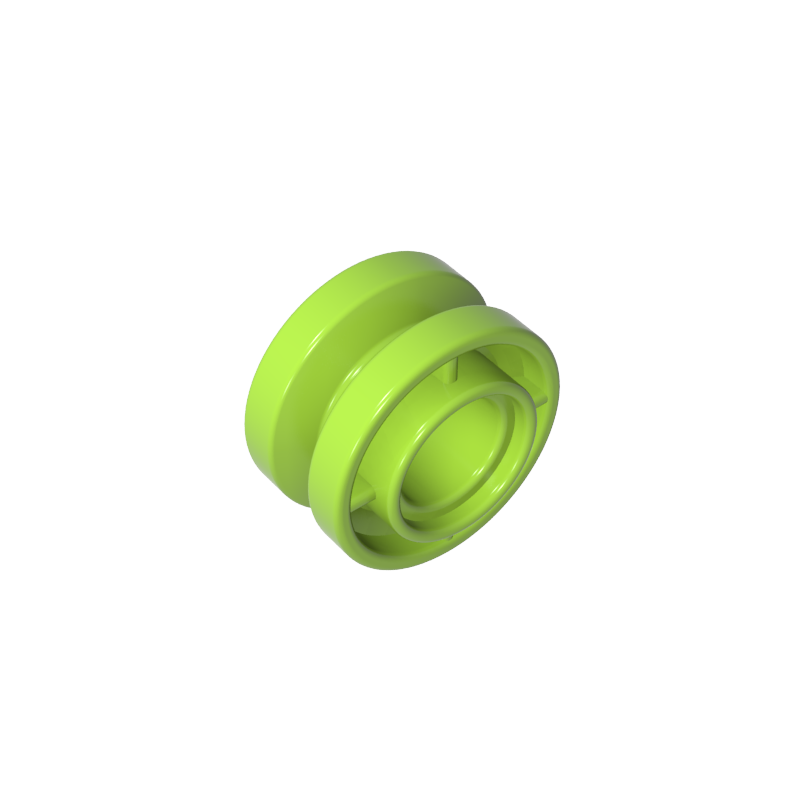 42610 | Wheel 11mm D. x 8mm with Center Groove, 4 Spokes
