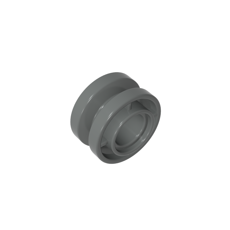 42610 | Wheel 11mm D. x 8mm with Center Groove, 4 Spokes