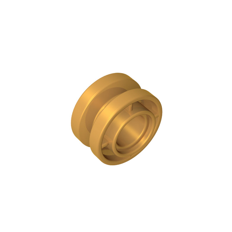 42610 | Wheel 11mm D. x 8mm with Center Groove, 4 Spokes