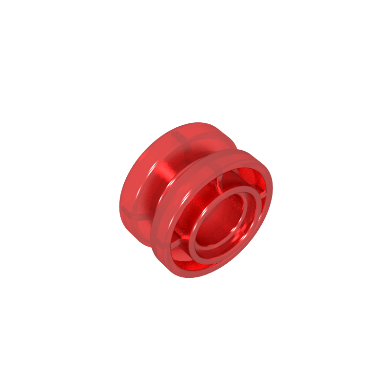 42610 | Wheel 11mm D. x 8mm with Center Groove, 4 Spokes