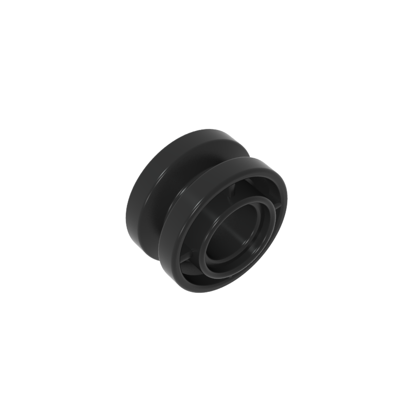 42610 | Wheel 11mm D. x 8mm with Center Groove, 4 Spokes