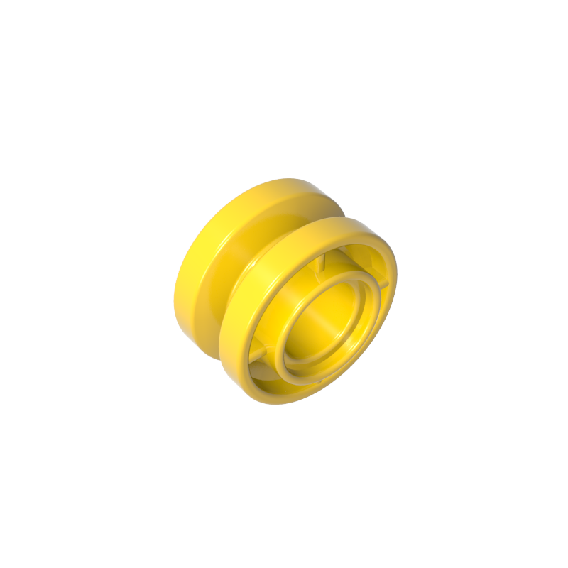 42610 | Wheel 11mm D. x 8mm with Center Groove, 4 Spokes