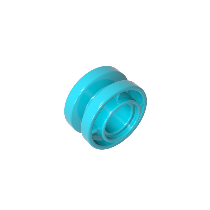 42610 | Wheel 11mm D. x 8mm with Center Groove, 4 Spokes