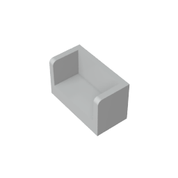 23969 | Panel 1 x 2 x 1 with Rounded Corners and 2 Sides