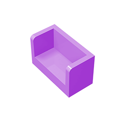 23969 | Panel 1 x 2 x 1 with Rounded Corners and 2 Sides