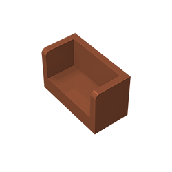 23969 | Panel 1 x 2 x 1 with Rounded Corners and 2 Sides