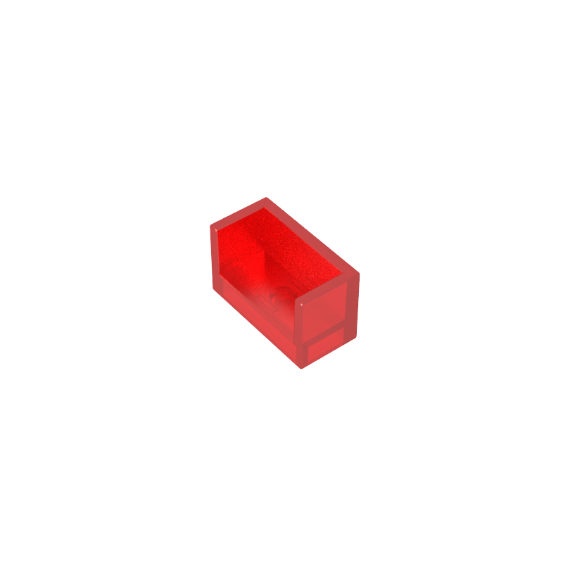 23969 | Panel 1 x 2 x 1 with Rounded Corners and 2 Sides