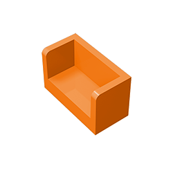 23969 | Panel 1 x 2 x 1 with Rounded Corners and 2 Sides