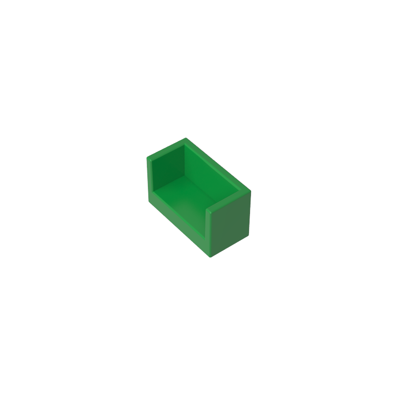 23969 | Panel 1 x 2 x 1 with Rounded Corners and 2 Sides