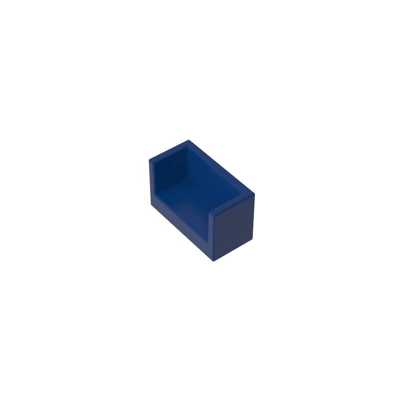 23969 | Panel 1 x 2 x 1 with Rounded Corners and 2 Sides
