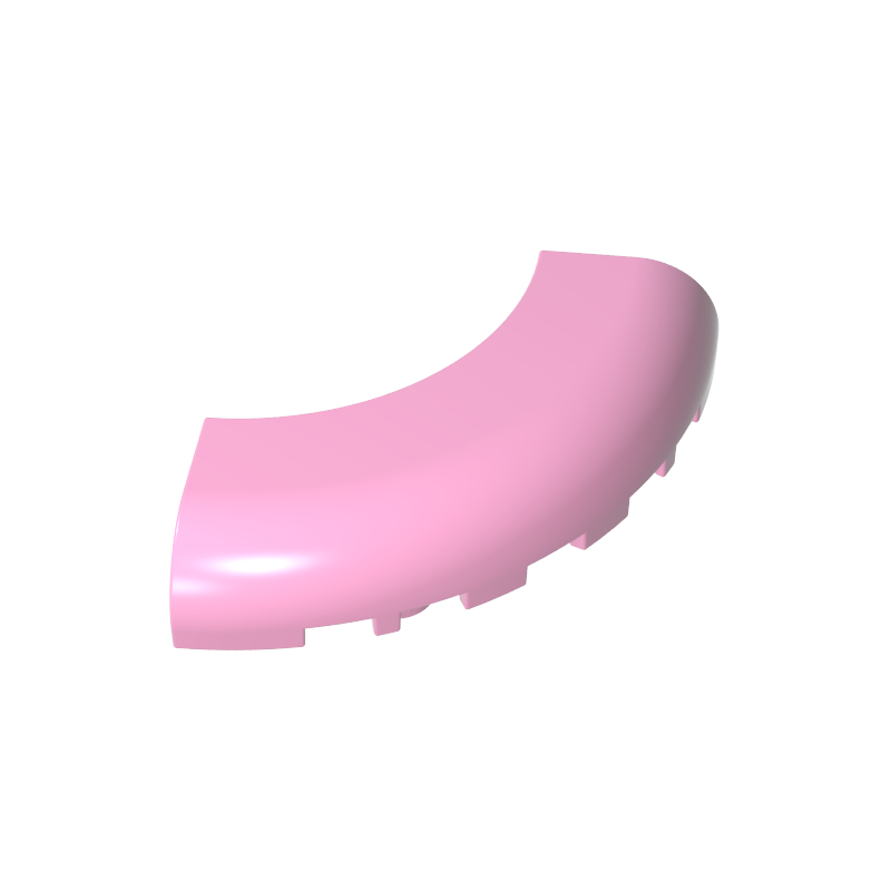 24599 | Brick, Round Corner 5 x 5 without Studs