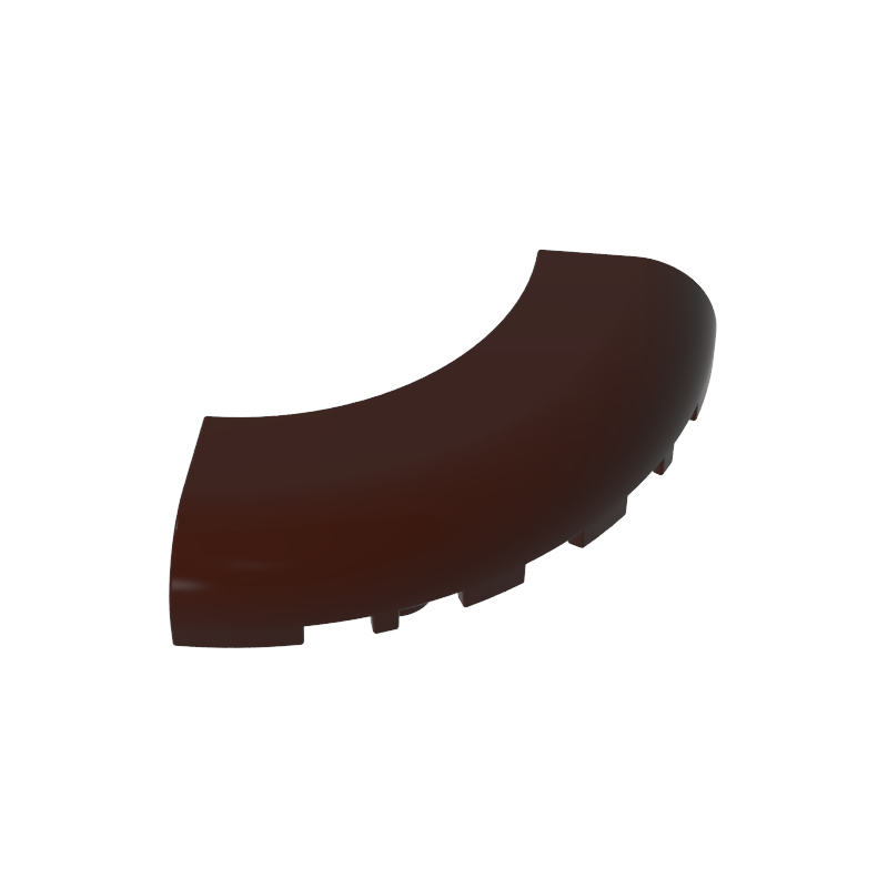 24599 | Brick, Round Corner 5 x 5 without Studs
