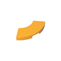 27925 | Tile, Round Corner 2 x 2 Macaroni
