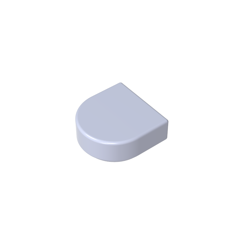 24246 | Tile, Round 1 x 1 Half Circle Extended